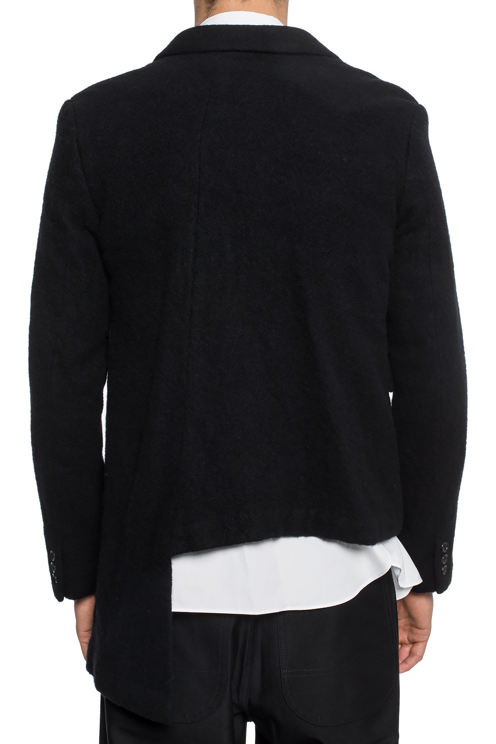 Black Asymmetrical jacket with blazer elements Comme des Garçons